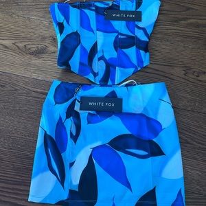 White fox boutique set